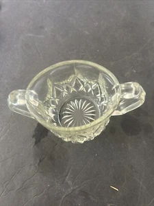 Vintage Bartlett Collins 65 Clear Glass Sugar Bowl - Picture 1 of 6
