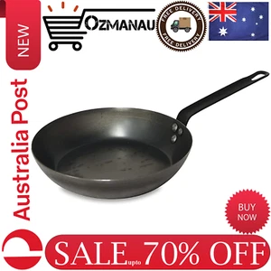 Pyrolux Industry Blue Steel Fry Pan/Skillet, 20 cm, Black | Free Shipping New AU - Picture 1 of 2
