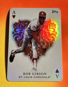 2023 Topps Series 1 Bob Gibson All Aces #AA-2- St. Louis Cardinals HOF