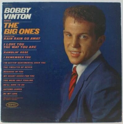 BOBBY VINTON - BOBBY VINTON SINGS THE BIG ONES - POP VINYL LP - Image 1 of 4