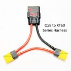 RCP-QS8 to XT60 Series Harness QS8 Female To (2) XT60 Male 12 awg