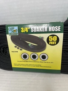 NEW 50 ft. X 3/4 in. FLAT SEEPER SOAKER HOSE SEEPER. FREE SHIPPING - Picture 1 of 3