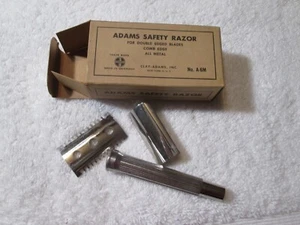 Vintage Adams DE Safety Razor Made In Germany Clay Adams Inc. - Picture 1 of 12