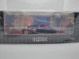 MATRIX 1/43 MERCEDES BENZ 540K SPECIALROADSTER SINDELFINGEN 1939 MOLTO RARO!! - Foto 1 di 22