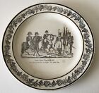 Antique French Creil C1840 P & H Choisy Transfer Historical Military ?Plate #3