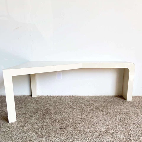 Postmodern Cream Laminate Sofa/Console/Corner Table Cover