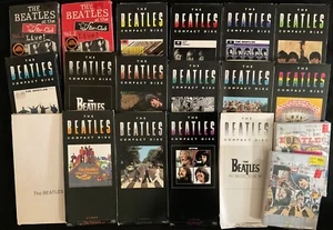 19 Beatles CD Longboxes - Empty - VG ! - Picture 1 of 17