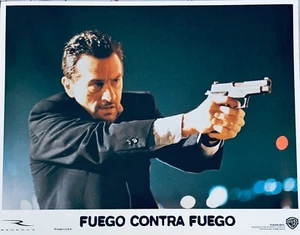 CARTOLINA INTERNAZIONALE 1995 ROBERT DENIRO HEAT ORIGINALE 11"X14" CINEMA FILM LOBBY - Foto 1 di 1