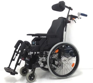 Rollstuhl Elektrischer Rollstuhl Schiebehilfe Pflegestuhl AAt V-Max Antrieb - Bild 1 von 14