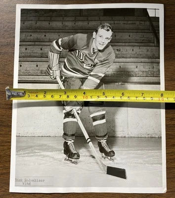 RARE Original 1956 Winter Olympics Team USA Hockey Richard Rodenhiser Orig Photo - Image 1 of 2