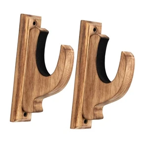 2 Stück Schwerthalter, Wandhalterung, Holzschwerthalter, - Picture 1 of 7