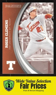 2015 Panini Texas Longhorns Roger Clemens #68 Texas Longhorns Baseball Card - Image 1 of 2