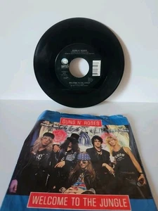 7" Guns N' Roses Welcome To The Jungle 1988 Geffen Records 7-27759 45RPM - Picture 1 of 10
