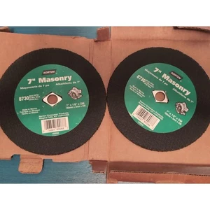 Norton 89088 7" X 1/8" Masonry Cut Off Wheels Blades - Lot of 2 + Free One (57) - Picture 1 of 4