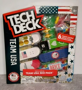 TECH DECK Team USA Sk8 6-Pack Collectible Finger Boards - Picture 1 of 2