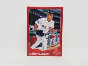 2013 Topps #241 Jacoby Ellsbury, Red Sox - Target Exclusive Red Border Parallel - Bild 1 von 2