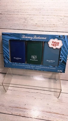 Tommy Bahama Eau de Cologne Aerosoles de Viaje, Juego de Regalo de 3 Piezas 0.6 fl oz Viaje Spr Foto 1 de 4