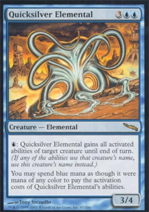 Quicksilver Elemental - Damaged / Poor MTG Mirrodin - Image 1 of 1