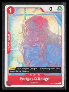 Carry On His Will #OP13-014 Portgas.D.Rouge 🔥 - Picture 1 of 2