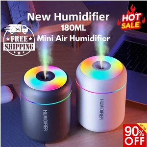 180ML USB Mini Air Humidifier Aroma Diffuser Essential Oil Mist Maker Home Gift - Picture 1 of 29