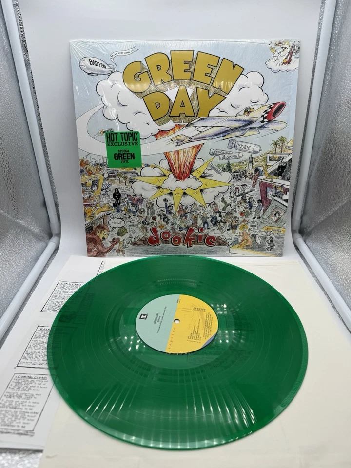 Green Day - Dookie - Rare Hot Topic Limited Translucent Green Vinyl - Image 1 of 3