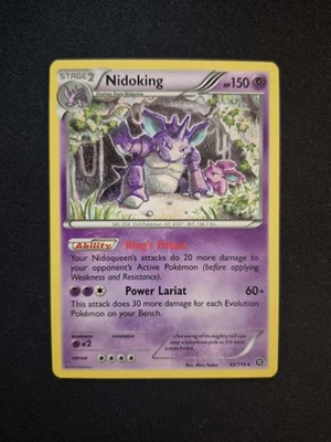 Nidoking 45/114 - Regular Rare - XY Steam Siege - Image 1 of 2