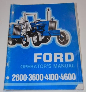 Ford 2600-3600-4100-4600 Gas & Diesel Traktoren OEM Bediener/Scheckheft - Bild 1 von 2