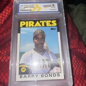 1986 Topps Traded Barry Bonds #11T WCG 10 Gem Mint - Picture 1 of 10