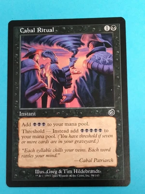 Magic the Gathering Judgment - 1x CABAL RITUAL - Black Common Instant NM - Image 1 of 2