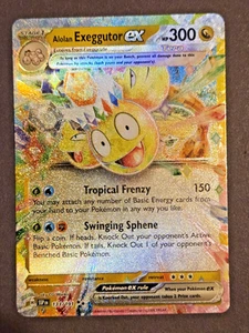 Alolan Exeggutor ex 133/191 Sv08: Surging Sparks Holo Pokemon - Picture 1 of 6
