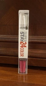 Maybelline Super Stay 24, Relentless Ruby 255 2-Step Liquid Lipstick Makeup - Picture 1 of 3