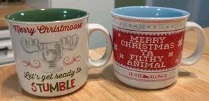 2 Large Coffee Mugs Home Alone & National Lampoon's Christmas Vacation 20 Oz - Picture 1 of 10