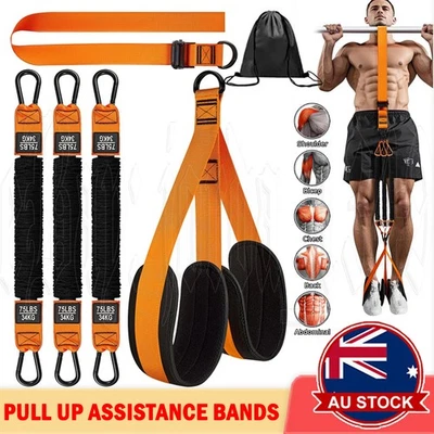 Heavy Duty Pull Up Assistance Bands Assisted Pull Up Bands Arm Training Set AU - image 1 of 4