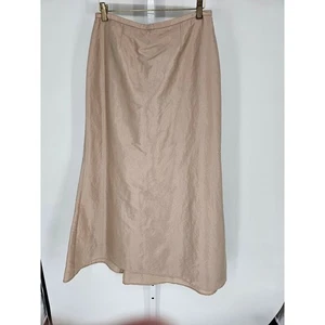 J.R. Nites by Caliendo Women's Pearl Champagne Zipper Closer Maxi Skirt Size 4 - Picture 1 of 4