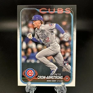 2024 Topps Update Pete Crow-Armstrong Rookie #US91 Chicago Cubs - Picture 1 of 2