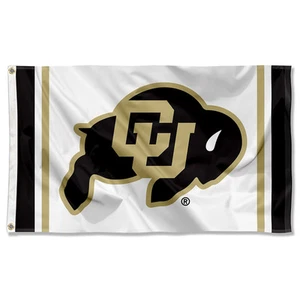 Colorado Buffaloes Whiteout Large Outdoor Flag - Picture 1 of 6