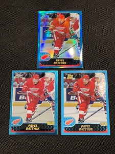 2001-02 Pavel Datsyuk Topps Chrome Refractors RC #167, Base #167 & Topps #349