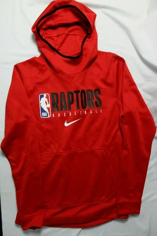 Toronto Raptors Nike Performance Pullover Hoodie Men Red - NWT Sz sm av1373-657 Cover