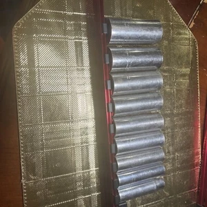 Proto Socket Set 1/2 SAE 1 1/8”, 1 11/16,15:16,7/8,13/16,3/4,..New Aluminum Rail - Picture 1 of 7