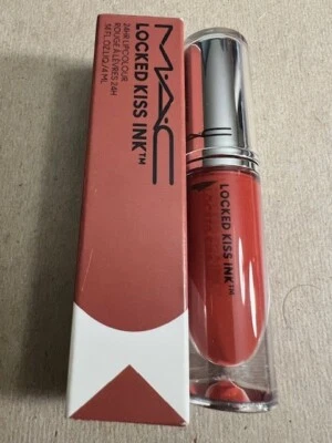 MAC Locked Kiss Ink Lipstick  99 EXTRA CHILI  4ml/0.14oz NIB Free Shipping - Image 1 of 3