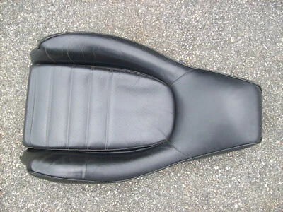 Porsche 911 964 968 / 944 & 944 Turbo S2 - черная кожаная спинка верхнего сиденья 04 - Изображение 1 из 4