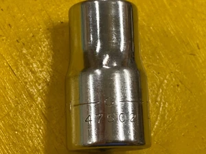 Vintage USA Craftsman 1/2" Socket 1/2" Drive -G- Series 12pt Shallow SAE 47502 - Picture 1 of 4