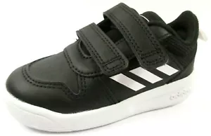 Adidas Tensaurus I Baskets Enfant Bébé FR 21 UK 5K US 5 1/2K Noir Blanc - Foto 1 di 8