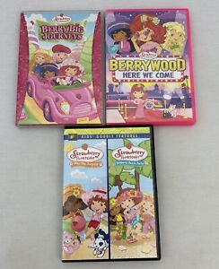 Lot of 3 Strawberry Shortcake Kids DVDs
