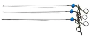 Laparoscopy Semi-Rigid Scissors and Alligator Jaw Grasper Forceps 5Fr 450mm 3Pc - Picture 1 of 7