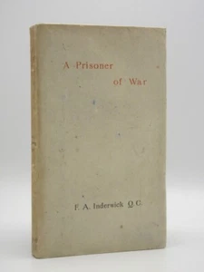 A Prisoner of War F.A.INDERWICK 1893 ROMNEY MARSH Victorian Paperback Very Rare - Picture 1 of 12