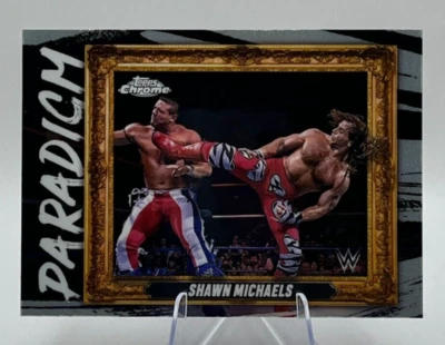 2025 Topps Chrome WWE - Shawn Michaels Paradigm #PAR-SML  - Image 1 of 2