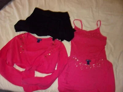 Limited Too Lote de 4 Niñas Coordenadas Camiseta Camiseta Culottes Talla 16  Foto 1 de 4