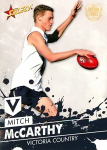 2016 Collingwood Magpies AFL Select Future Force Rookie Card - Mitch McCarthy - Bild 1 von 3