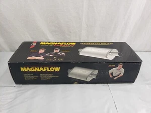 New MagnaFlow Performance Exhaust Universal Muffler Oval Stainless Steel 14256 - Picture 1 of 3